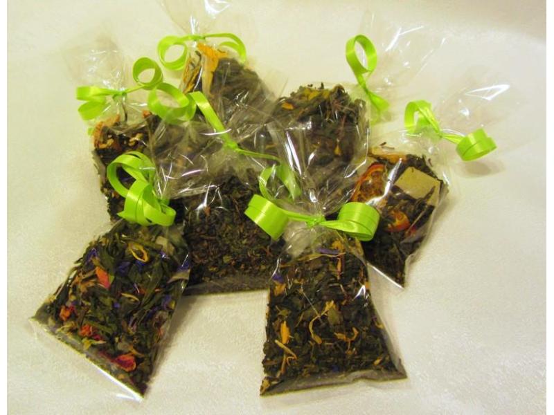 Probepaket aromatisierter Grüntee  7 verschiedene Sorten