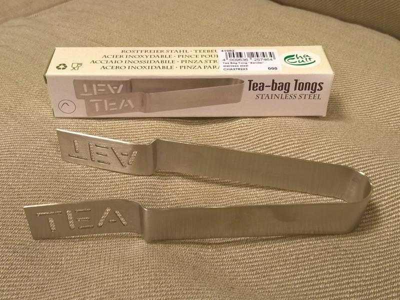 Teebeutel Zange